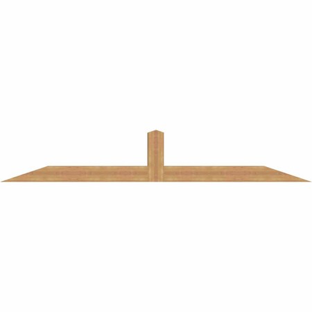 Ekena Millwork Portland Timber Gable Bracket, Western Red Cedar, 108"W x 18"H x 5 1/2"D x 5 1/2"F, 4/12 Pitch GBW108X18X0606POR00SWR